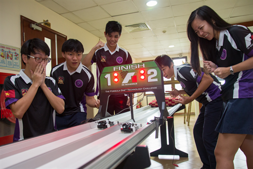 Team Helios in competition