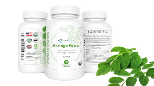 AdvantaVita organic moringa oleifera capsules