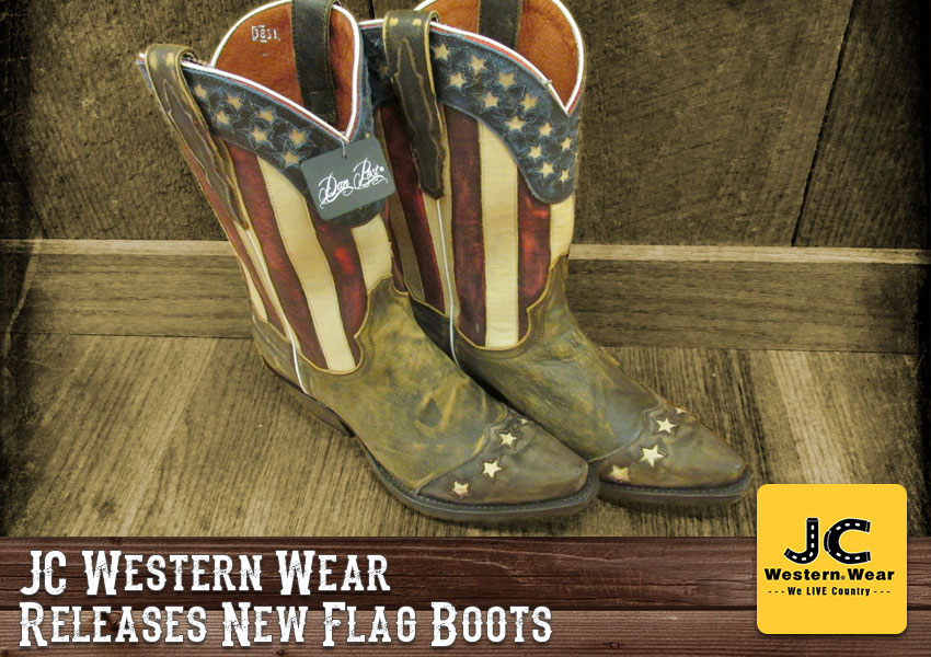 JC Western Wear Releases New Flag Boots