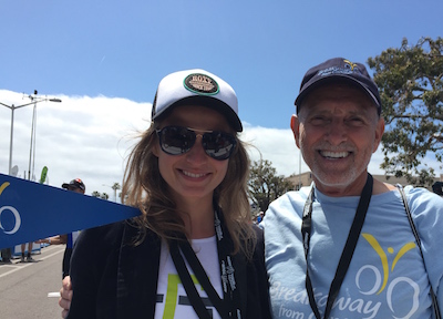 Actress Katherine Kelly Lang with PCAP Founder Robert Warren Hess