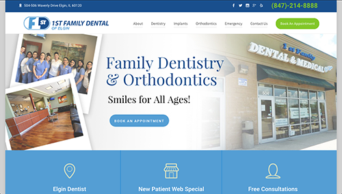 Elgin Dentist Website