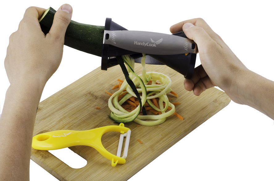 HandyCook Spiral Slicer with Cucumber and Peeler