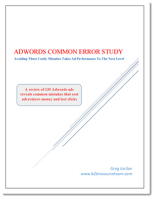 Adwords Common Error Report