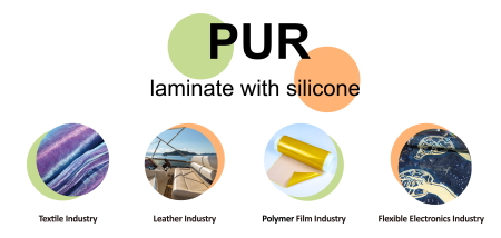 PUR adhesive for silicone