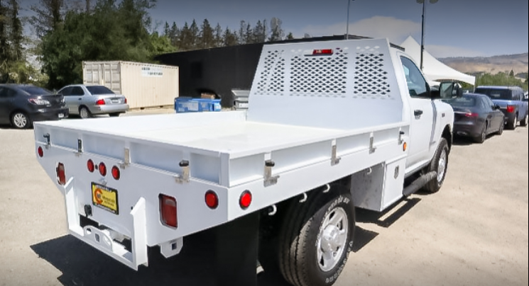 Work trucks near Morgan Hill, CA
