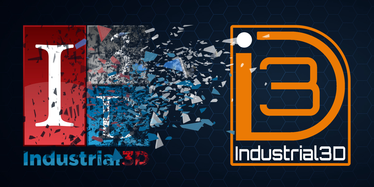 Industrial3D rebrands their image and website for 3D animaion, virtual reality