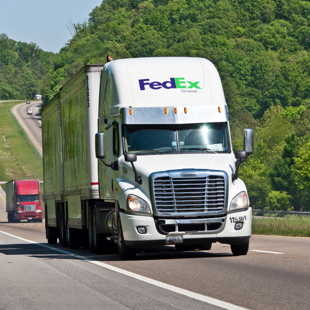 FedEx shipping center in Denton, TX