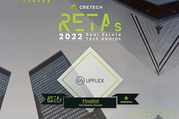 Upflex named finalist in CRETech's RETAs