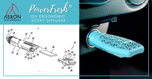 AERON Lifestyle Technology, Inc. Secures New Patent for Aromatherapy Device for Cars