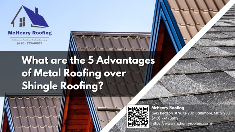 5 advantages of metal roofing over shingle roofing