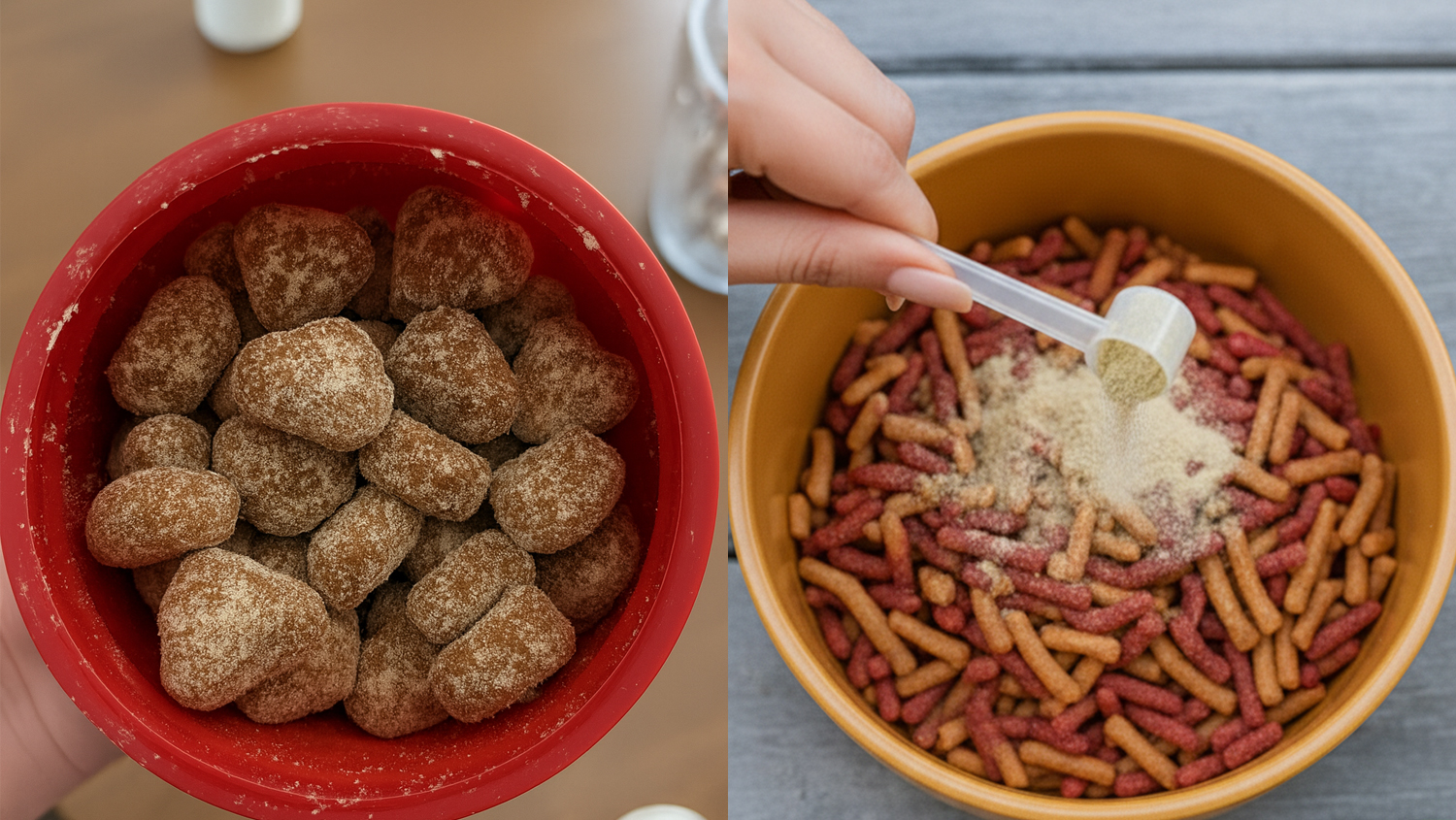 Powders vs. Chews in pet supplements