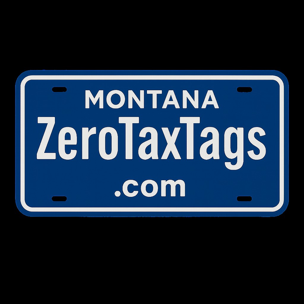 ZeroTaxTags logo Montana LLC vehicle registration services