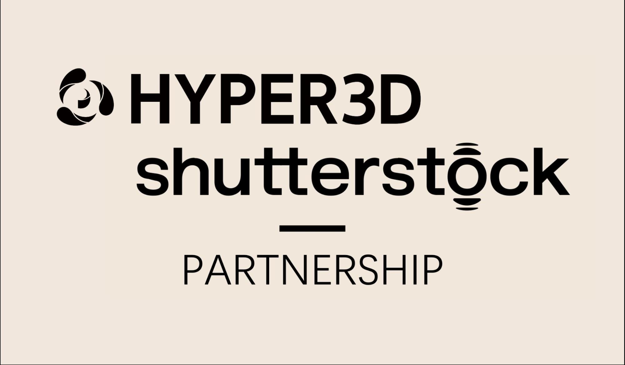 Hyper3D Shutterstock Partnership