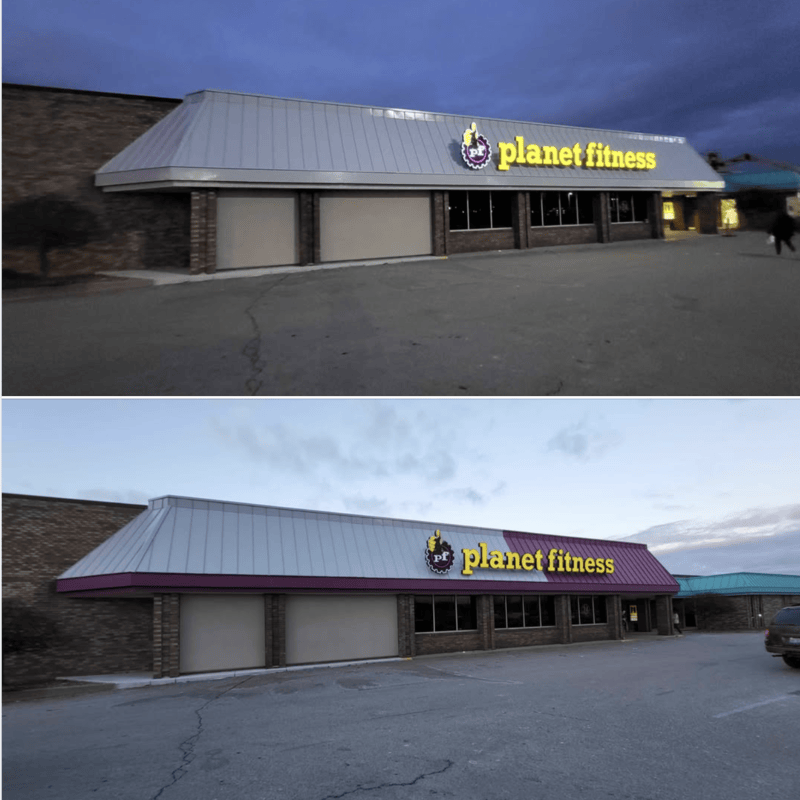 Overhang Restoration for Planet Fitness