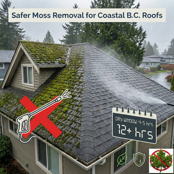 roof moss removal Victoria BC