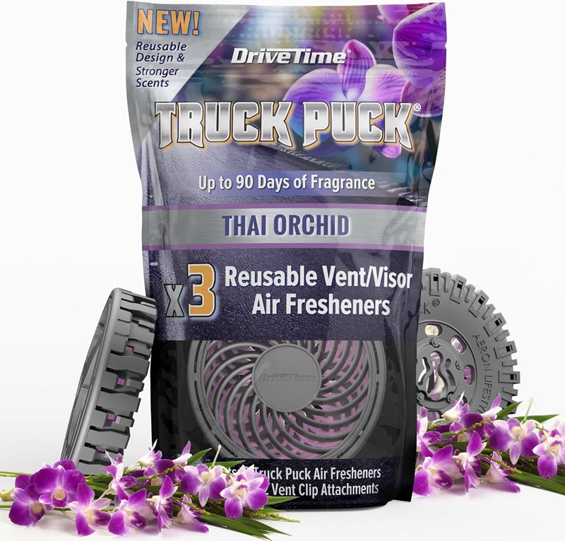 DriveTime Announces Expansion of Truck Puck Line with New Thai Orchid Scent