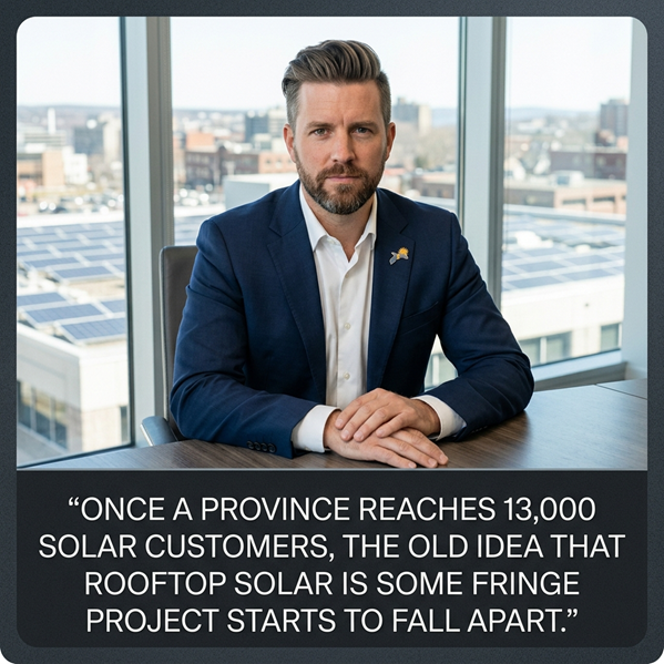Solar panels Nova Scotia  reached 13000 installs