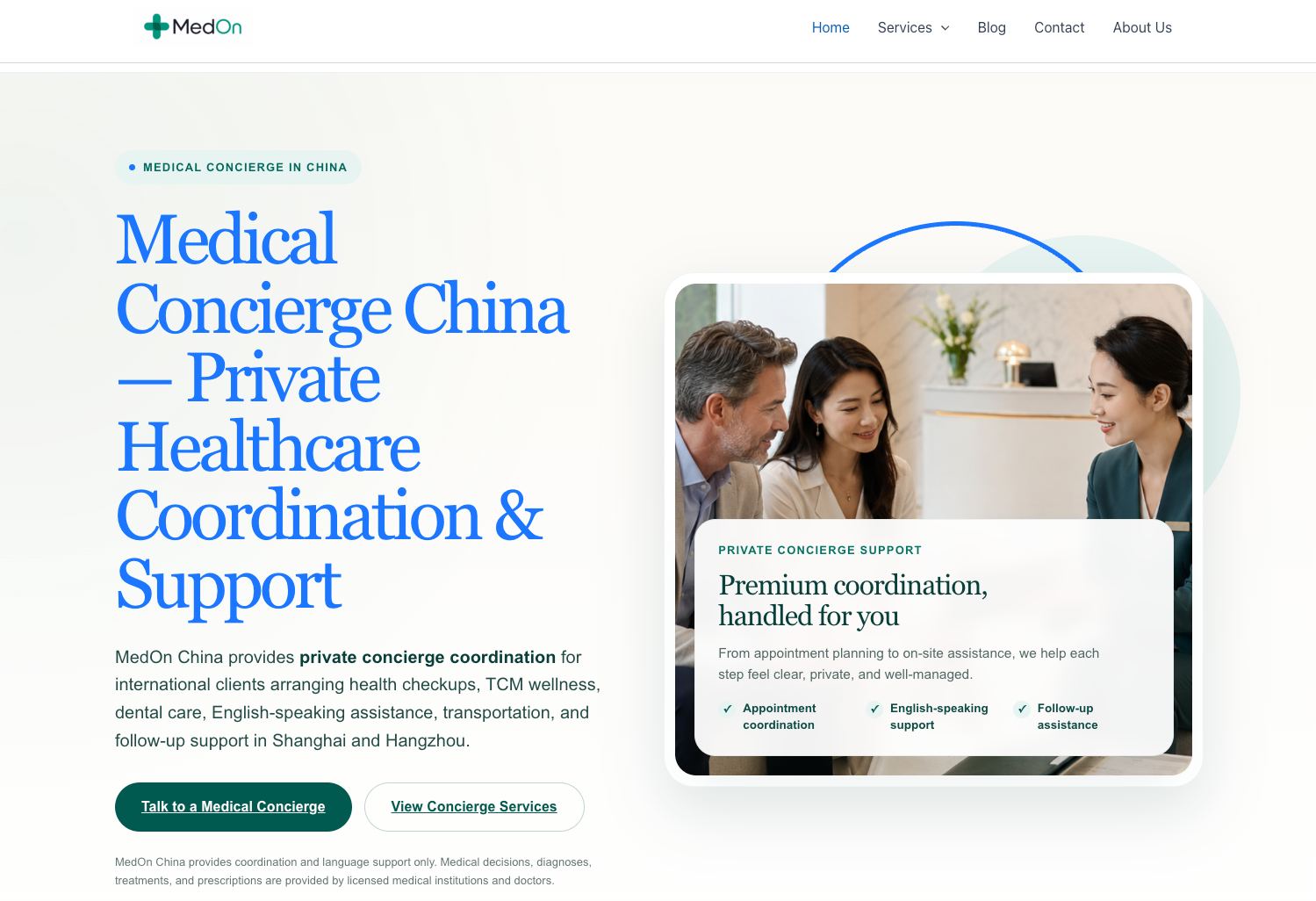 MedOn Health checkup China