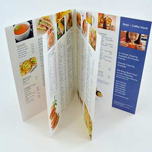 Custom menu printing