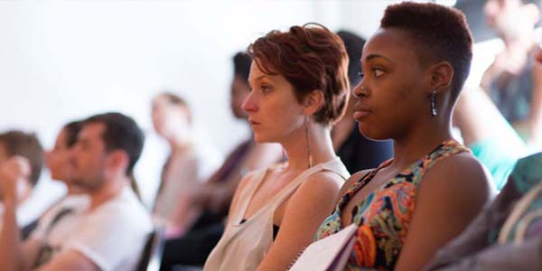 students in the acting workshop with Maggie Flanigan Studio in Washington DC