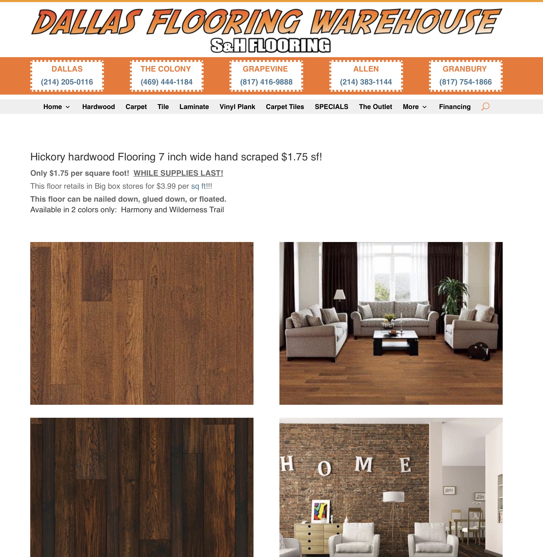 Hickory Hardwood Flooring In Dallas Offers Flexible Do It Yourself