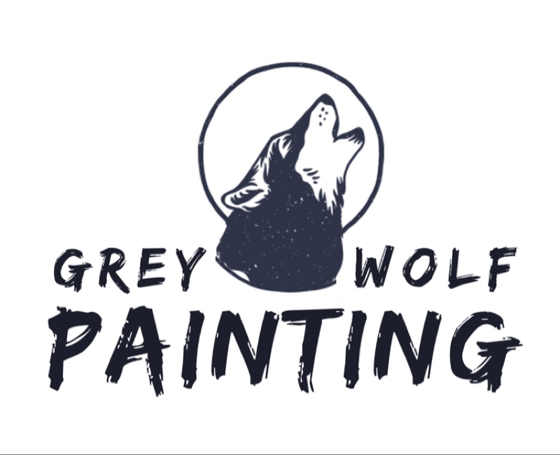 Grey Wolf Painting