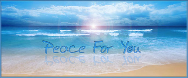 Peace For you